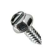 AU-VE-CO PRODUCTS Sheet Metal Screw, 1/4" x 3/4 in, Zinc Plated Hex Head Slotted Drive AV11369